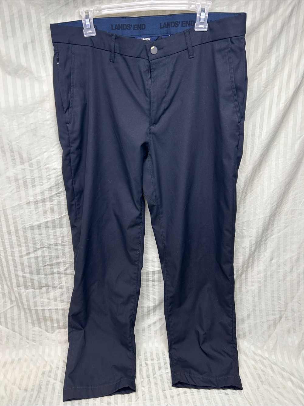 Lands' End Men’s Navy Performance Chinos